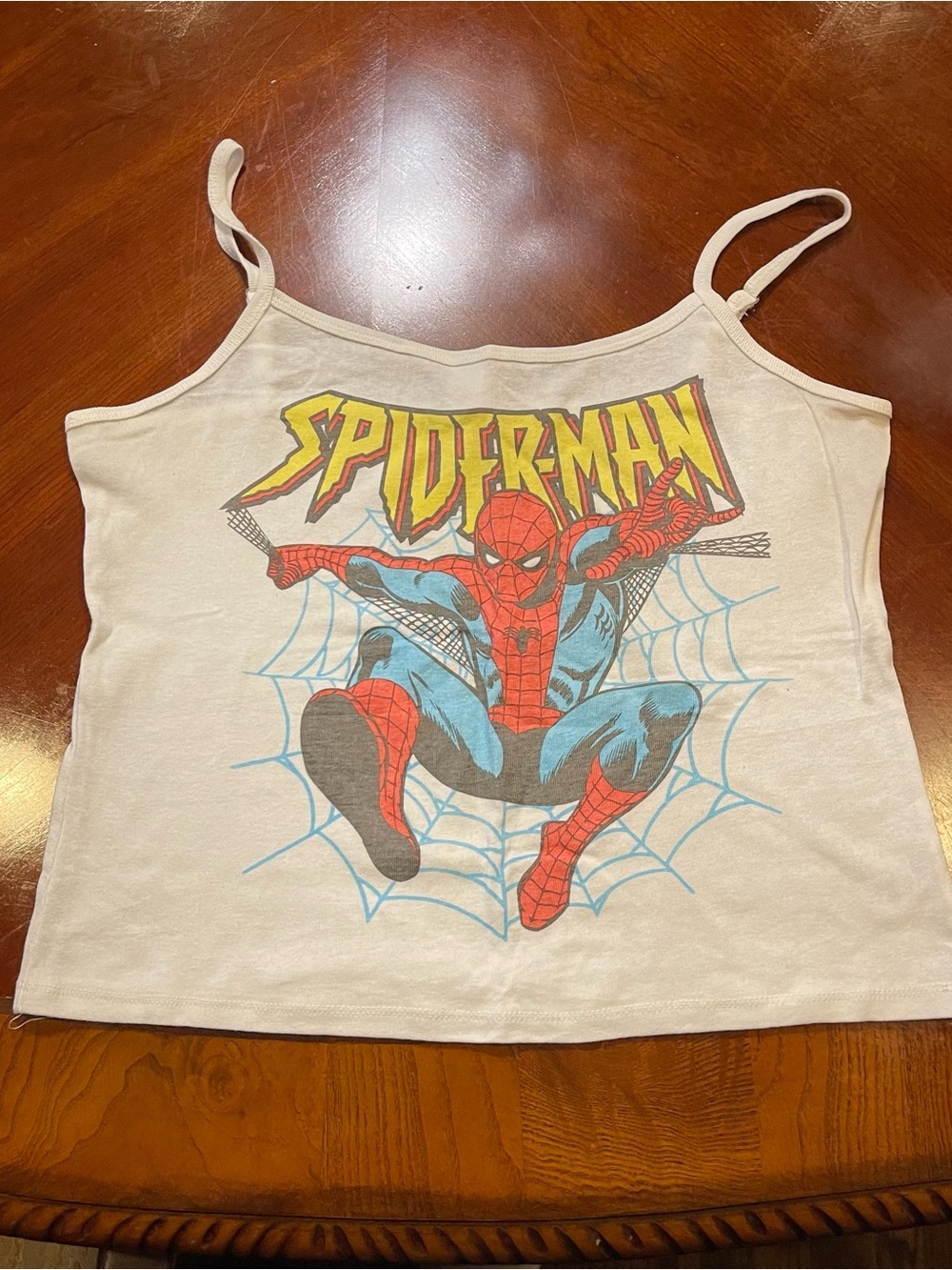 Spider-Man Graphic Camisole Crop Top